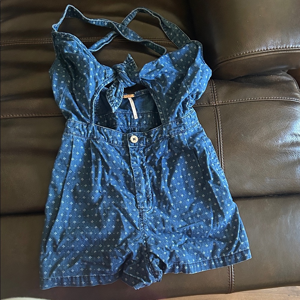 Free People Jean Romper